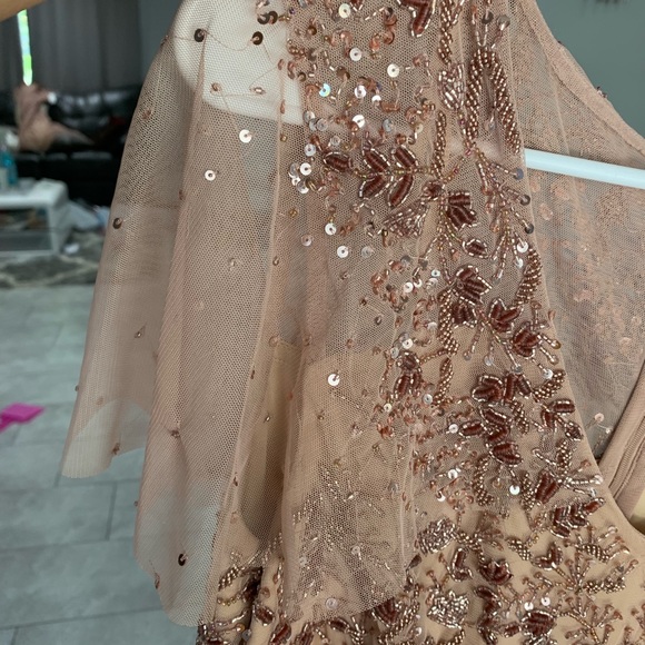 Adrianna papell long beaded dress - Picture 4 of 8